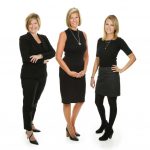 Staff portrait of 3 business women in Guelph